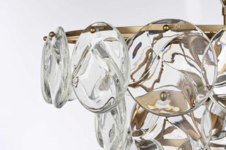Charlotte 21 Light Chandelier in Satin Gold