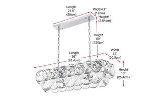 Charlotte 14 Light Chandelier in Chrome