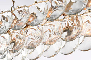 Charlotte 14 Light Chandelier in Satin Gold