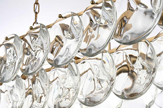 Charlotte 14 Light Chandelier in Satin Gold