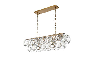 Charlotte 14 Light Chandelier in Satin Gold