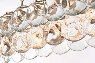 Charlotte 20 Light Chandelier in Satin Gold
