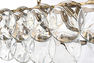 Charlotte 20 Light Chandelier in Satin Gold