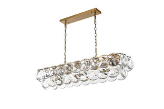 Charlotte 20 Light Chandelier in Satin Gold