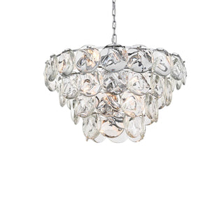 Charlotte 21 Light Chandelier in Chrome
