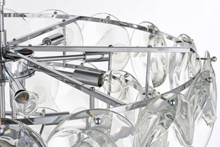 Charlotte 21 Light Chandelier in Chrome