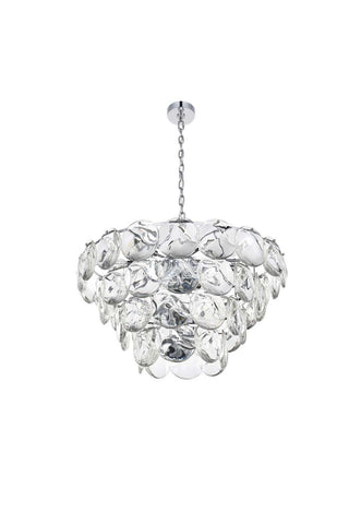 Charlotte 21 Light Chandelier in Chrome
