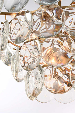 Charlotte 21 Light Chandelier in Satin Gold