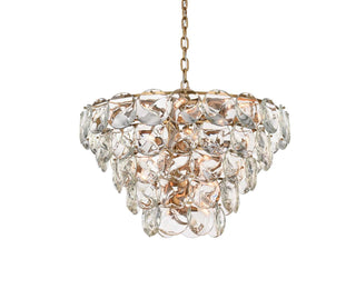 Charlotte 29 Light Chandelier in Satin Gold