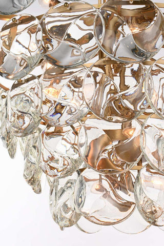 Charlotte 29 Light Chandelier in Satin Gold