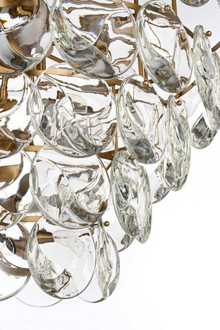 Charlotte 29 Light Chandelier in Satin Gold