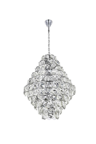 Charlotte 66 Light Chandelier in Chrome