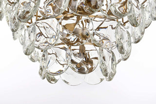Charlotte 66 Light Chandelier in Satin Gold