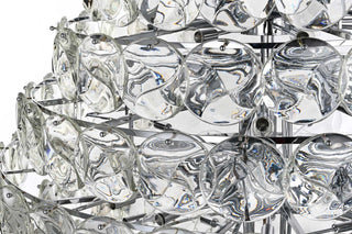 Charlotte 90 Light Chandelier in Chrome
