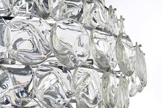 Charlotte 90 Light Chandelier in Chrome