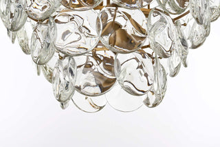 Charlotte 90 Light Chandelier in Satin Gold