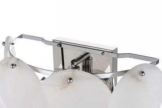 Charlotte Three Light Wall Sconce in Chrome