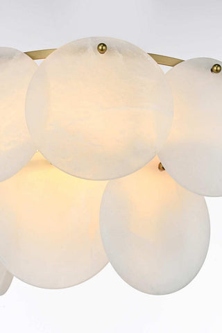 Charlotte Three Light Wall Sconce in Satin Gold