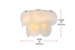 Charlotte Three Light Wall Sconce in Satin Gold