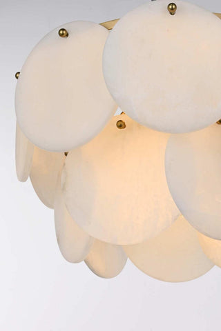 Charlotte Six Light Flush Mount in Satin Gold