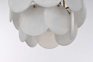 Charlotte Six Light Flush Mount in Satin Gold