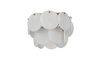 Charlotte Six Light Flush Mount in Satin Gold