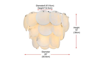 Charlotte 12 Light Flush Mount in Chrome