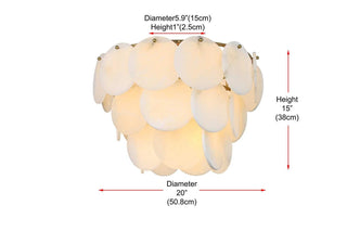 Charlotte 12 Light Flush Mount in Satin Gold