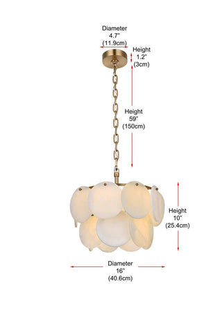 Charlotte Six Light Chandelier in Satin Gold