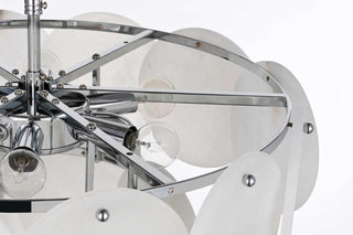 Charlotte Nine Light Chandelier in Chrome