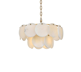 Charlotte Nine Light Chandelier in Satin Gold