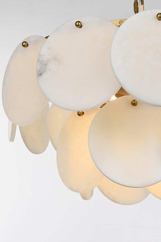 Charlotte Nine Light Chandelier in Satin Gold