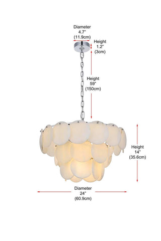 Charlotte 12 Light Chandelier in Chrome