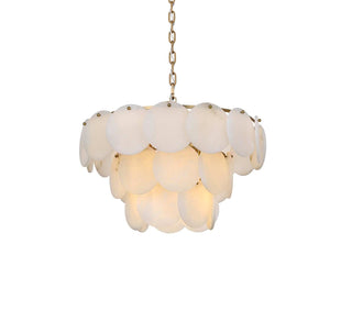 Charlotte 12 Light Chandelier in Satin Gold