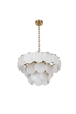 Charlotte 12 Light Chandelier in Satin Gold