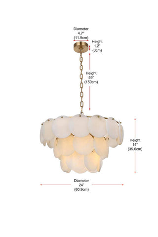 Charlotte 12 Light Chandelier in Satin Gold