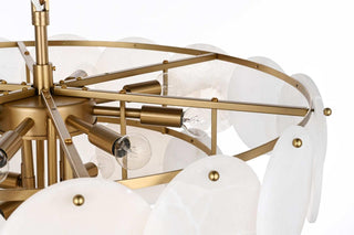 Charlotte 14 Light Chandelier in Satin Gold