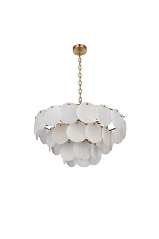 Charlotte 14 Light Chandelier in Satin Gold