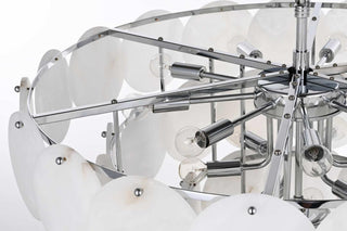 Charlotte 21 Light Chandelier in Chrome
