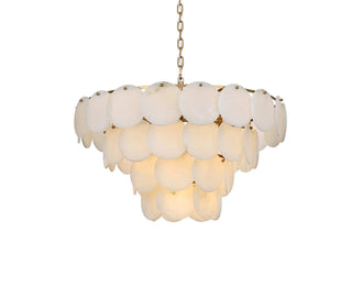 Charlotte 21 Light Chandelier in Satin Gold