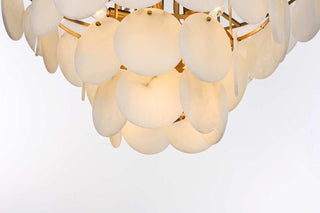 Charlotte 21 Light Chandelier in Satin Gold