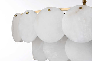 Charlotte 21 Light Chandelier in Satin Gold
