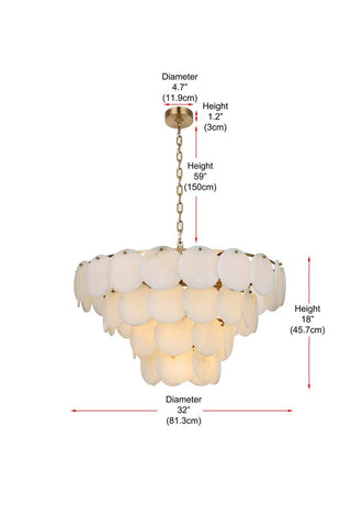 Charlotte 21 Light Chandelier in Satin Gold