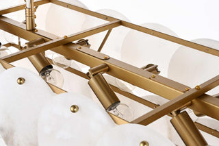 Charlotte 14 Light Chandelier in Satin Gold