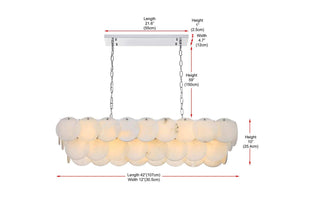 Charlotte 17 Light Chandelier in Chrome