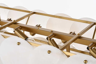 Charlotte 17 Light Chandelier in Satin Gold
