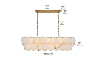 Charlotte 17 Light Chandelier in Satin Gold