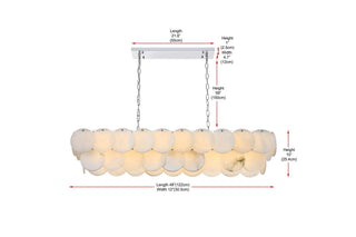 Charlotte 20 Light Chandelier in Chrome