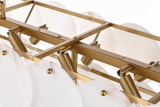 Charlotte 20 Light Chandelier in Satin Gold