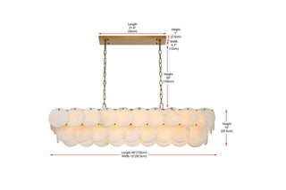 Charlotte 20 Light Chandelier in Satin Gold